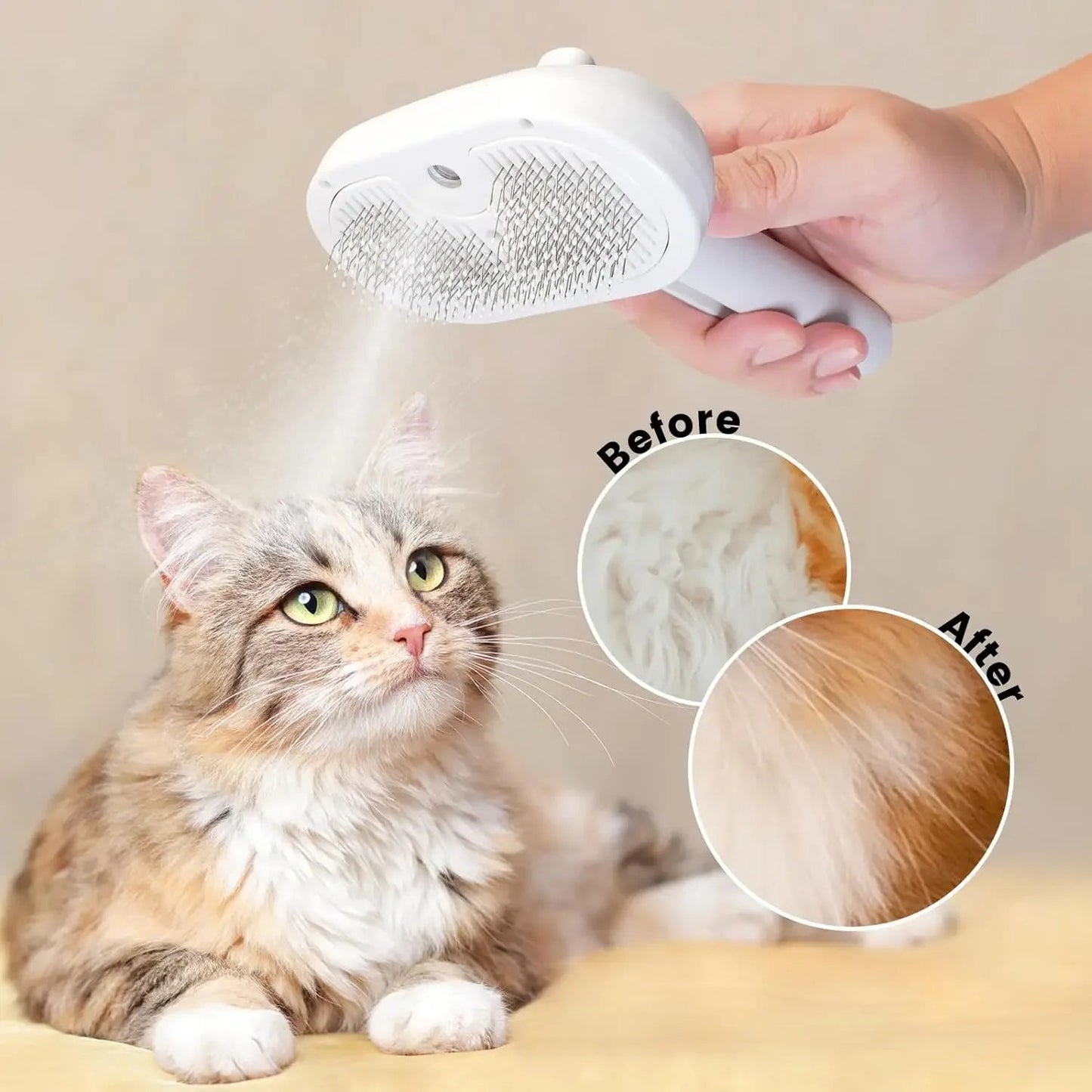 FurBuddy™– The Gentle Grooming Brush Pets Love